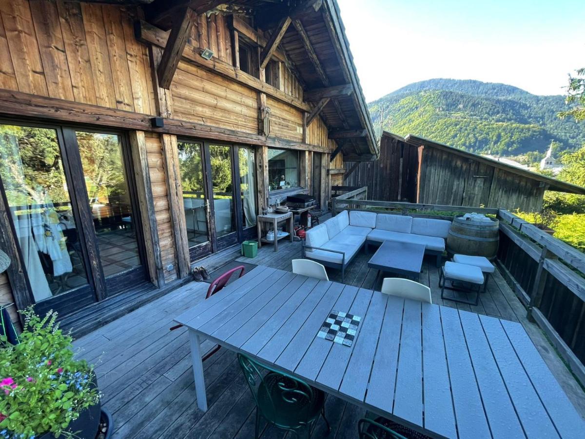 Magnifique Chalet Dans La Vallee De Chamonix Servoz Exterior photo